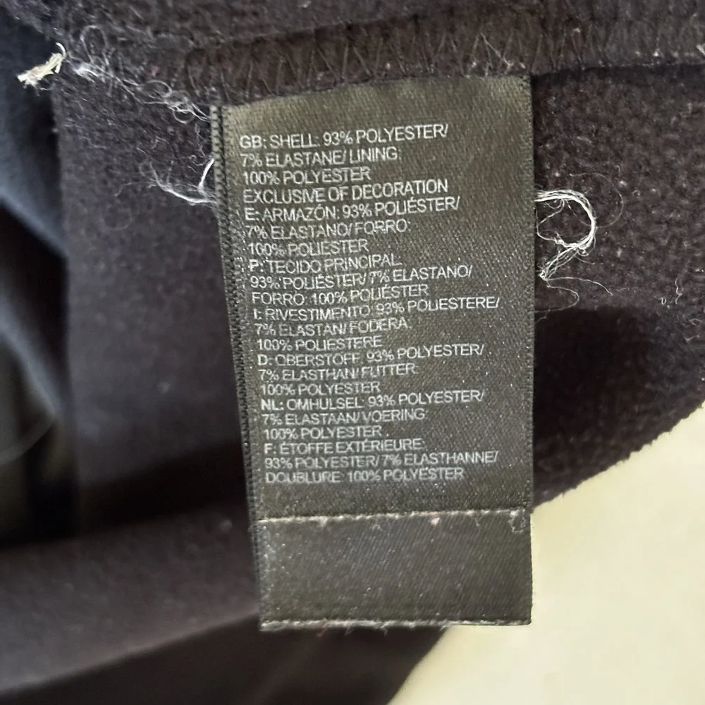 The North Face Apex Bionic Jacket Mens Small Full Zip Black Softshell Gorpcore